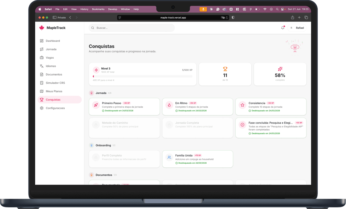 Achievements & gamification
