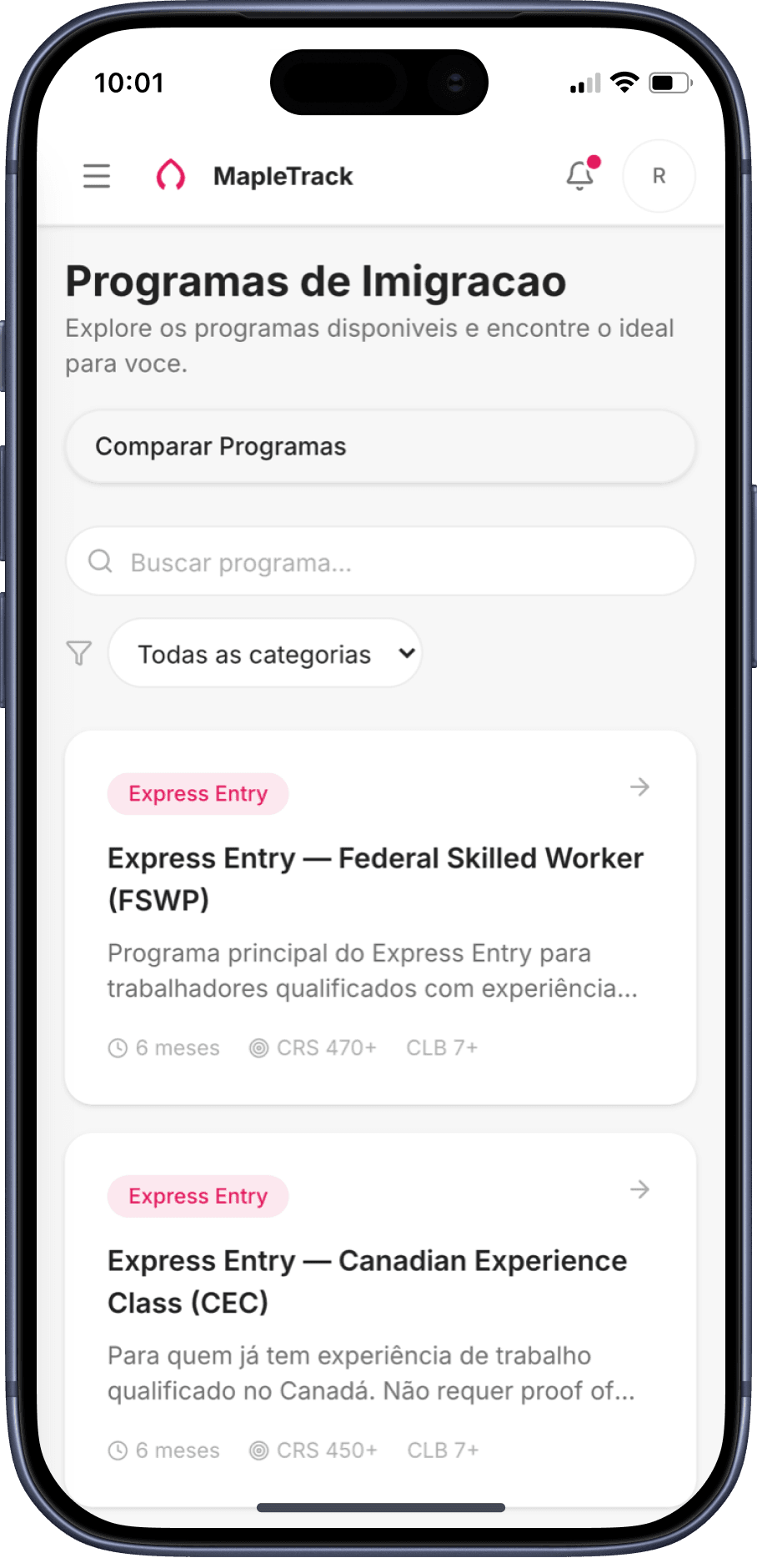 Programs — mobile