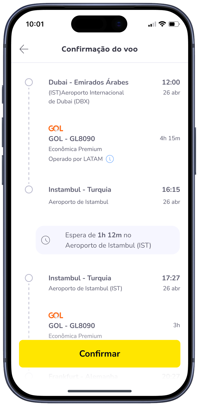 Full itinerary